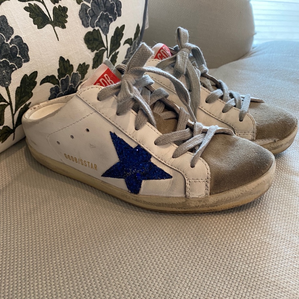 Golden Goose Superstar Sabots Mule Slides Size 36